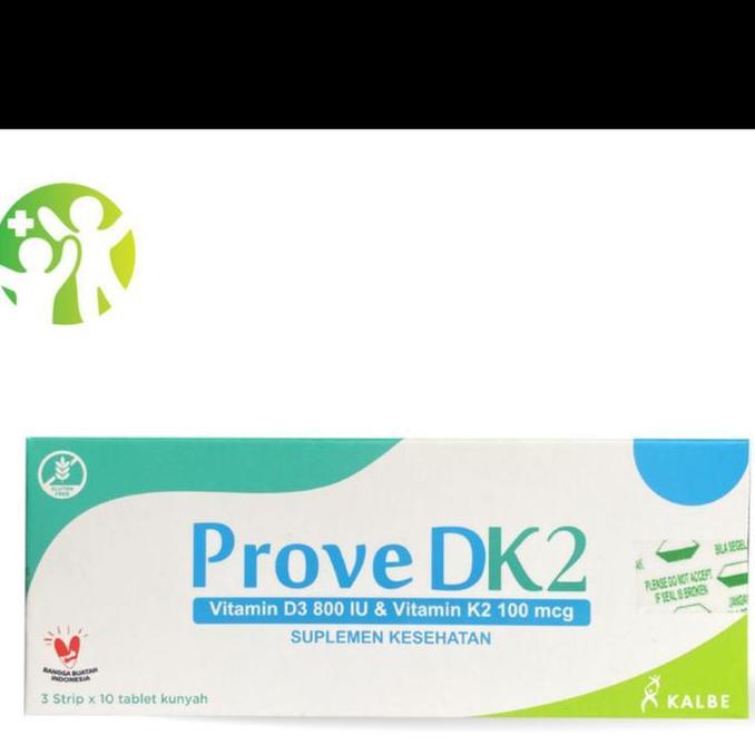 Prove DK2 Isi 10 Tablet Vitamin D3 800 IU & Vitamin K2 100mcg