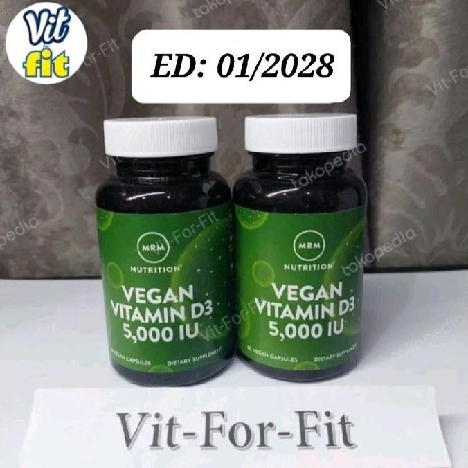 MRM Nutrition Vegan D3 5000 iu - 60 vcaps || 5000iu