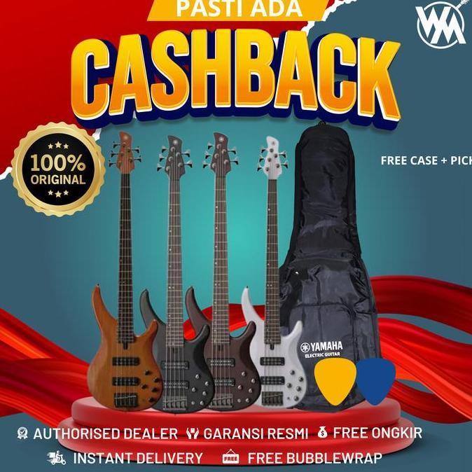 Murah Yamaha TRBX505 / TRBX 505 / TRBX-505 All Varian + SOFTCASE & 2 PICK Non COD