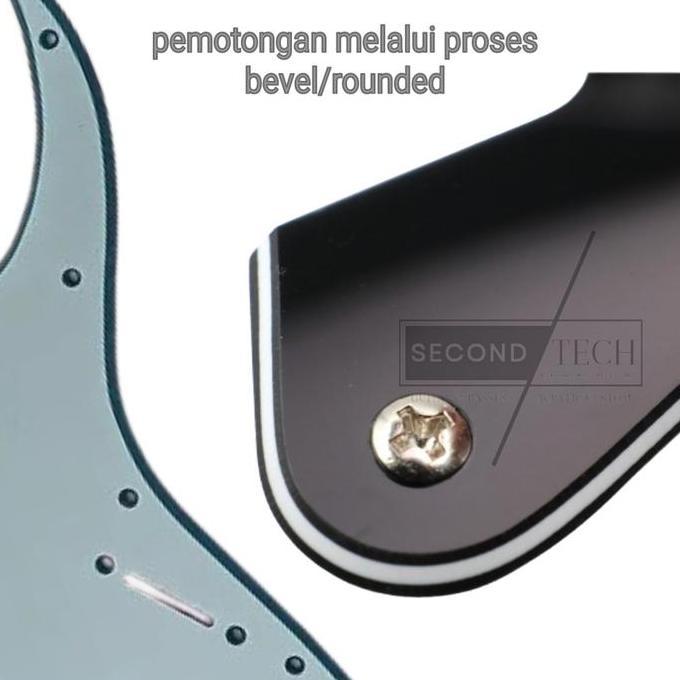 Murah pickguard yamaha attitude bass akrilik mirror custom Non COD