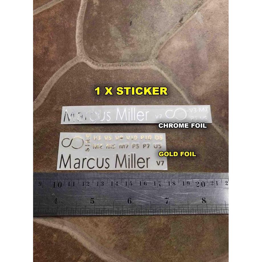 Murah Sticker Tempel Gitar Bass Marcus Miller Sire V3 V7 V9 P7 M7 Sire V10 Non COD