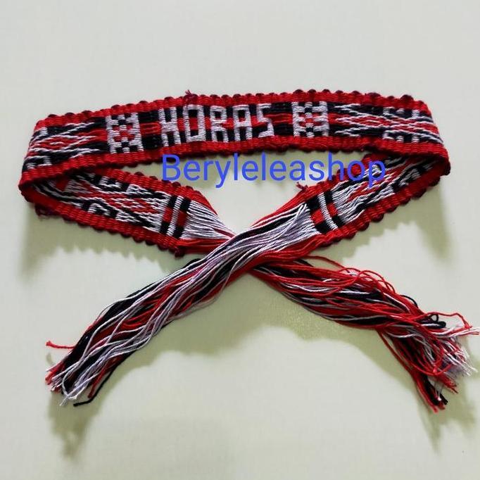 Gogopix- Sortali Ikat Kepala Batak Rajut - Ikat Kepala - Souvenir - Hiasan Khas Batak Horas