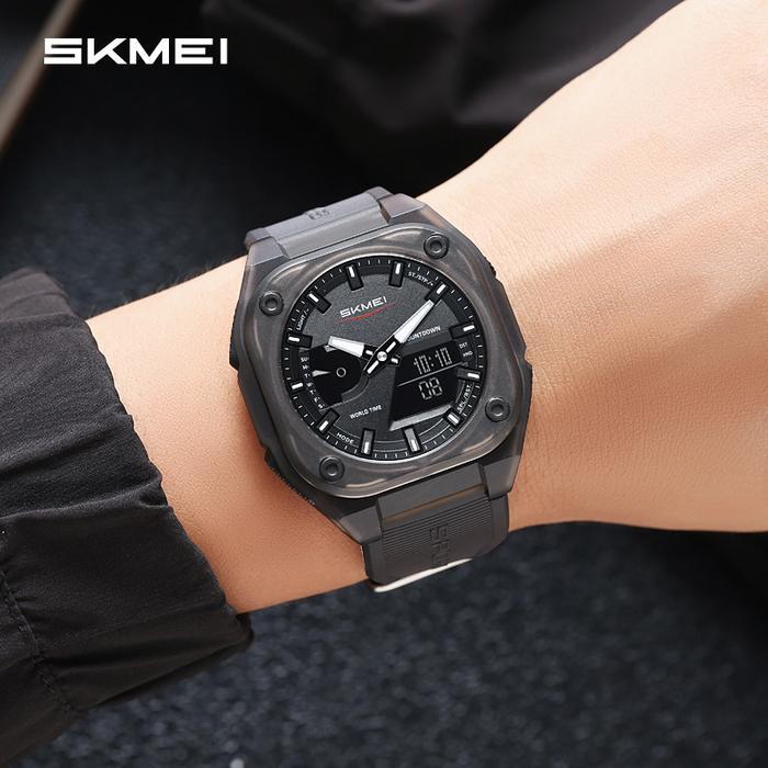 Jam Tangan Pria Analog Digital SKMEI - 2328 - WHITE water resist 30m