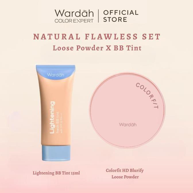 Allure- [12.12 Loose Powder X Bb Tint Free Liquid Foundation On 12 Dec] New Wardah Colorfit Hd Bluri