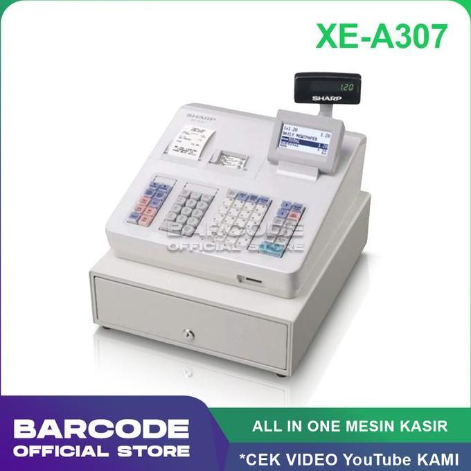 Mesin Kasir Cash Register Sharp XE-A307 XE A307 Dual Display (TERBAIK) (TERBARU) (TERMURAH)