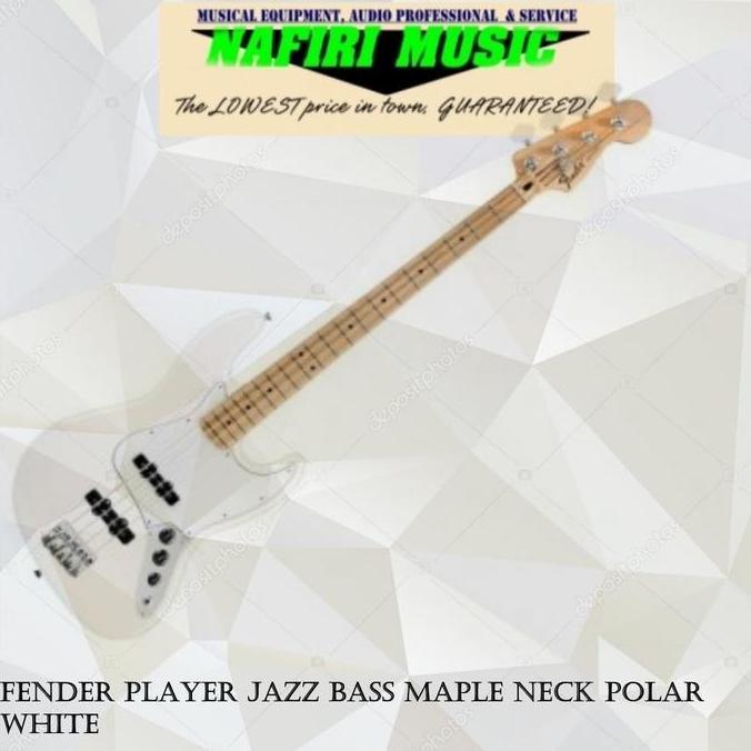 Murah Fender Player Jazz Bass Maple Neck Polar White Non COD
