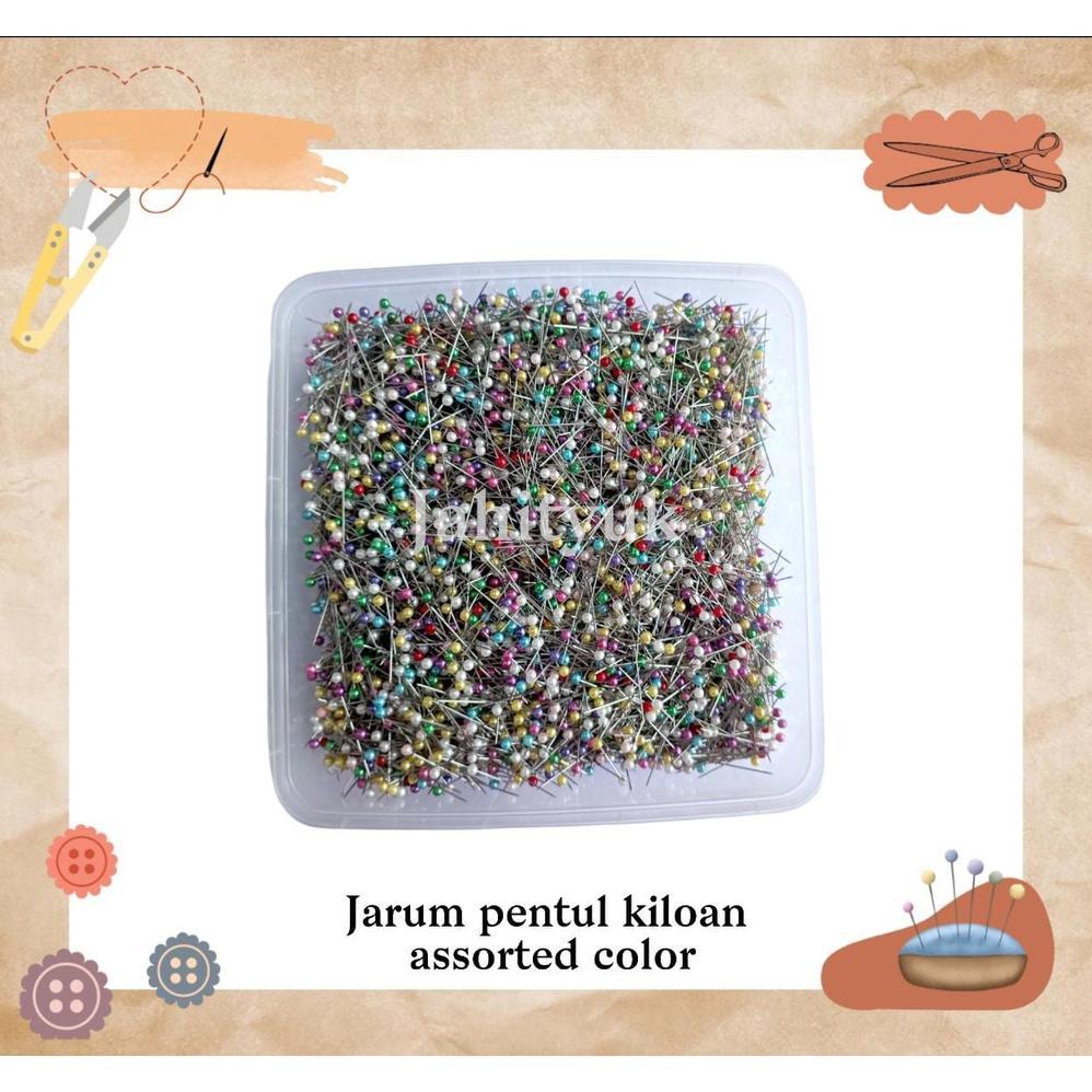 Jarum Pentul Kiloan Premium Wadah Mika