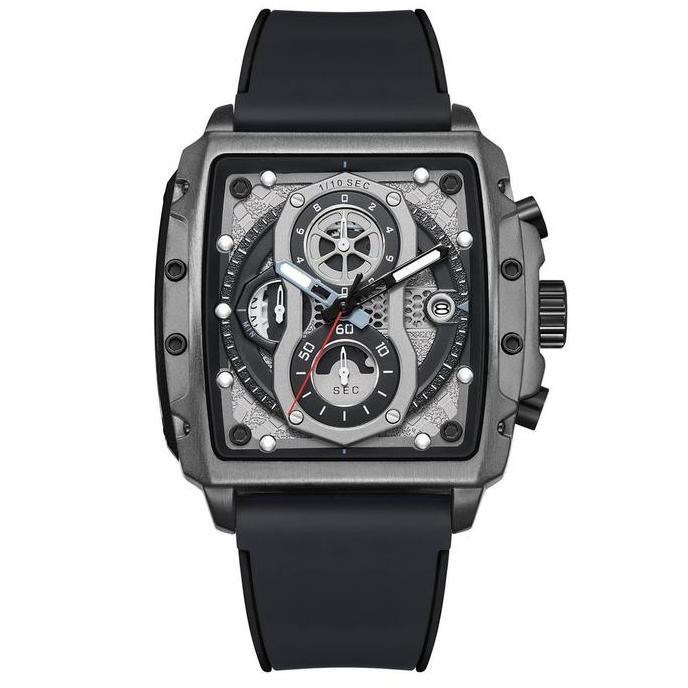 Wgwg- Jam Tangan Pria Original T5 H 3920G Chronograph Stopwatch Water Resistant Tahan Air