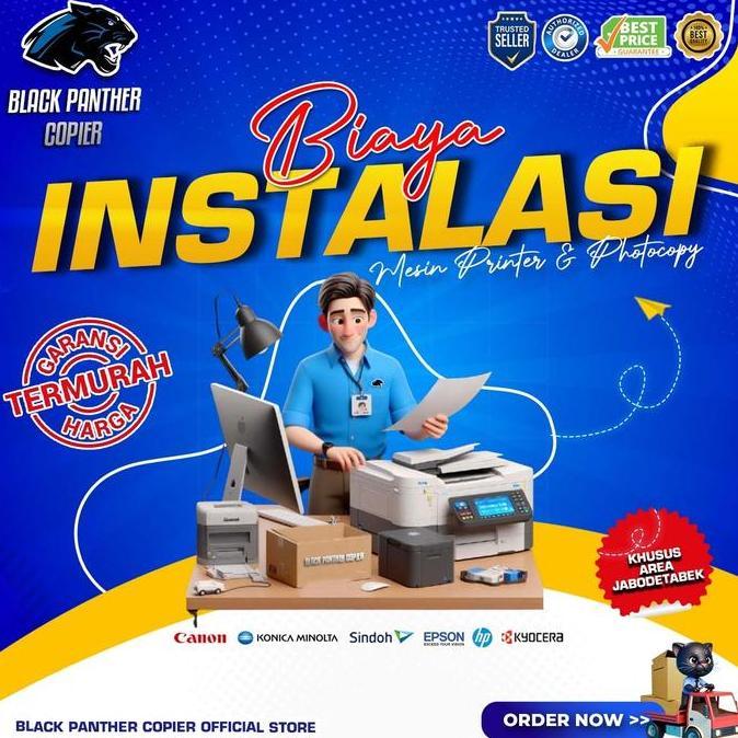 BIAYA INSTALASI MESIN FOTOCOPY + PRINTER (TERBAIK) (TERBARU) (TERMURAH)