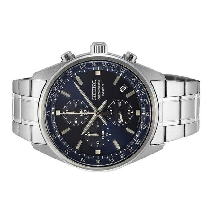 Wgwg- Jam Tangan Pria Seiko Chronograph Quartz Ssb377P1 Original