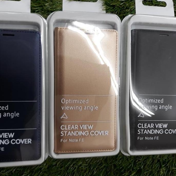 Samsung Galaxy NOTE FE Flip Wallet Leather Case Kulit (TERBAIK) (TERBARU) (TERMURAH)