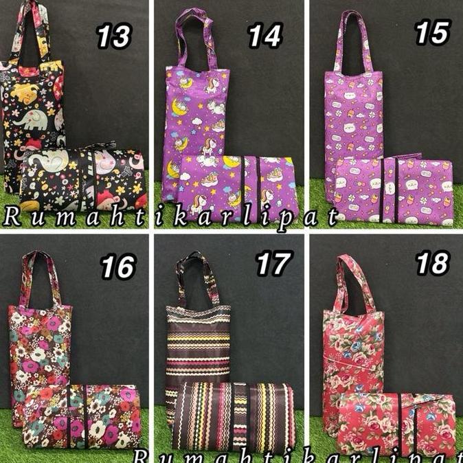 Lengkap- Tas + Tikar 200X150 / Tas & Tikar Standar 200X150 / Tikar Tas Mikrosatin 200X150 Cod