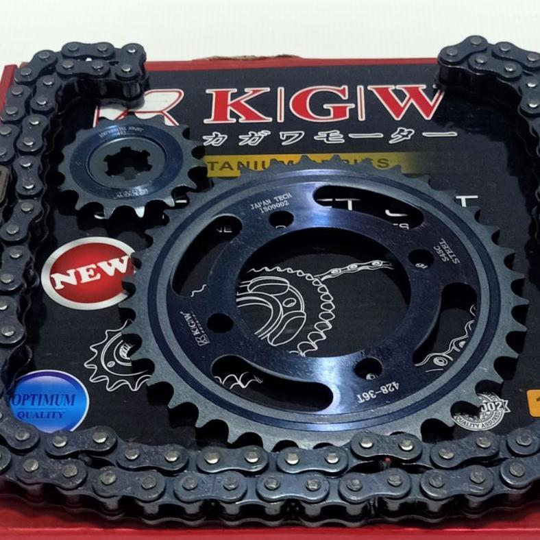 Gear Set Jupiter Z Burhan Chain Kit Jupiter Z Old Gear Paket Jupiter Z Lama Ukuran 36T