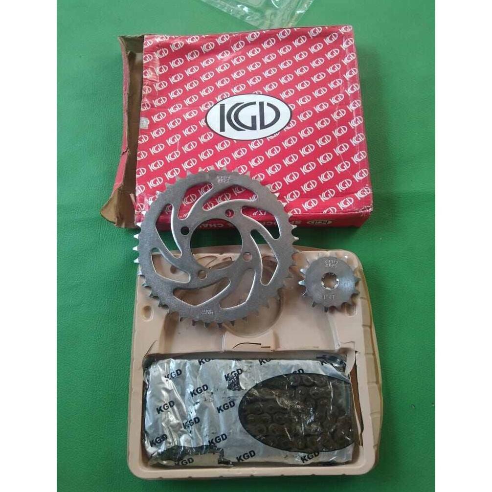 Gear gir set komplit rantai Suzuki Tornado GS110