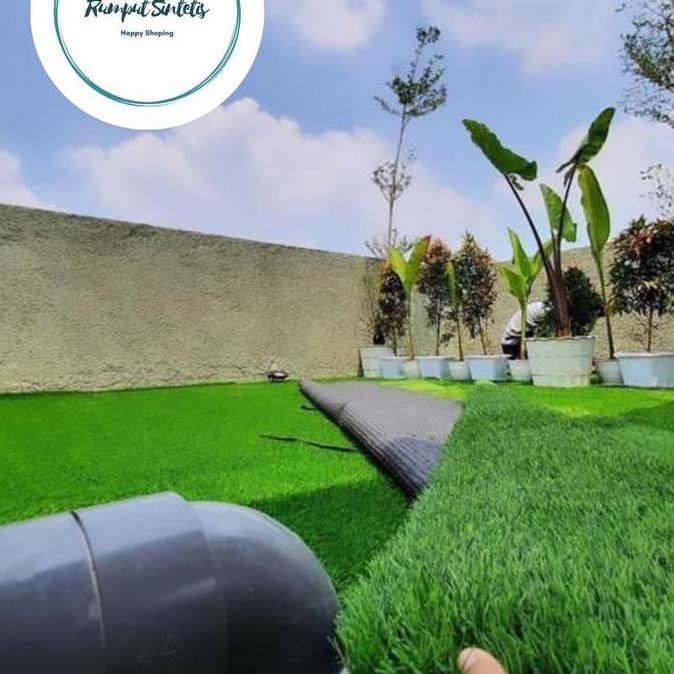 Gardenwill Rumput Sintetis Swiss Tebal 3Cm Ukuran 100Cm X 25Cm /Rumput Sintetis /Rumput Sintetis Mur