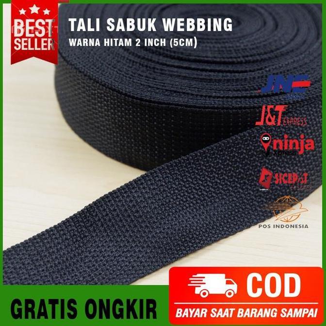 (Allthebest) Tali Sabuk Webing Webbing Roll 4 cm 2 cm Tebal Isi -+30 Yard Bahan