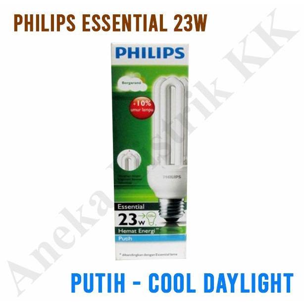 PHILIPS ESSENTIAL 23W BATANG ESSENSIAL 3U 23 W Watt 23Watt BERGARANSI