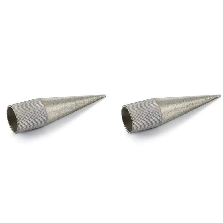 LAST CHANCE2X Leather Emery Round Hole Punch Polisher Grinder 3-16MM DIY Leather Punch Edge Sharpene