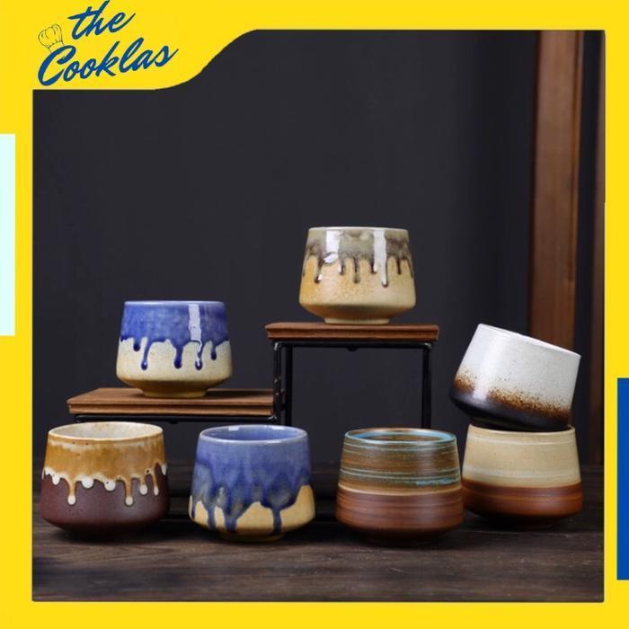 Japanese Tea Coffee Ceramic Cup | Gelas Keramik Kopi Teh | Gelas Cafe