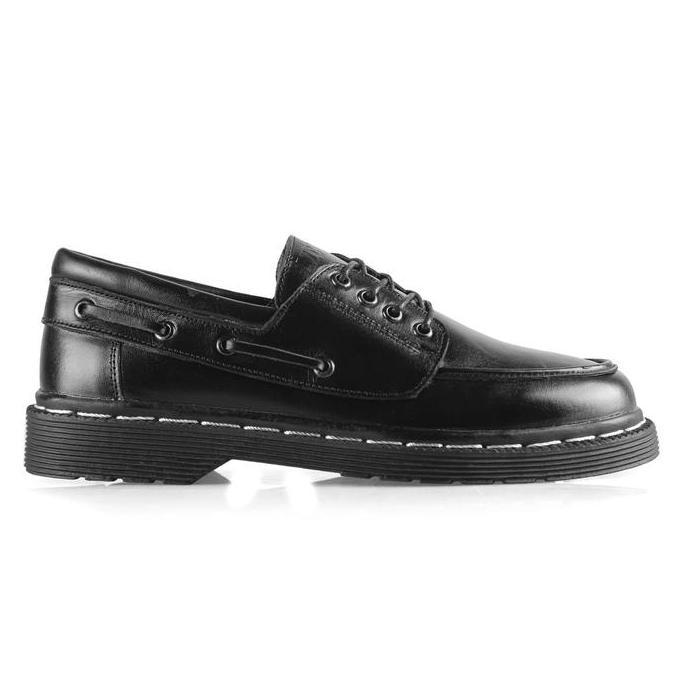 Kakikaki- Sepatu Kulit Pria Azcost Zapato Original Hitam