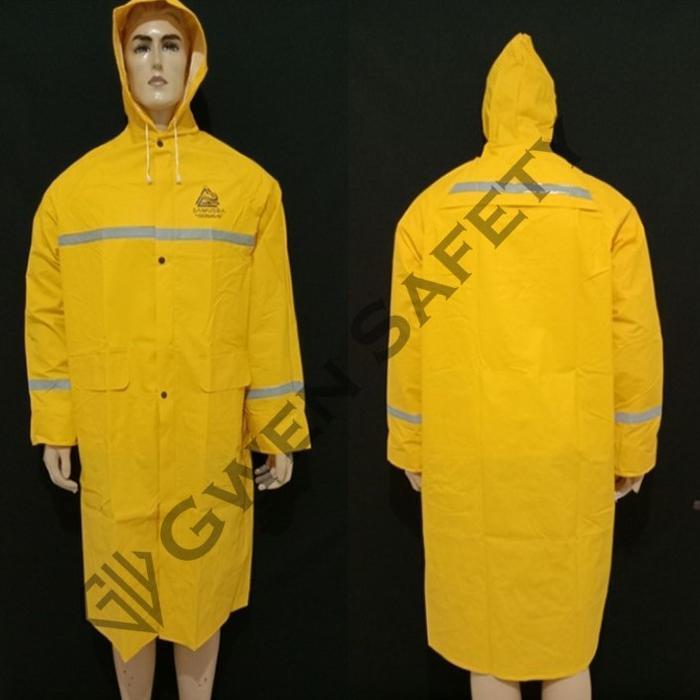 jas hujan mantel gosave kuning