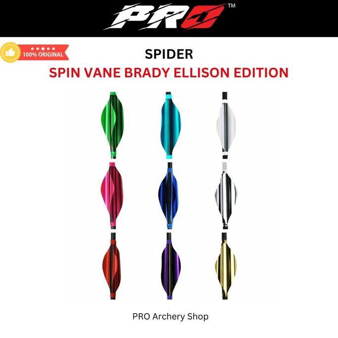 HOT SALE SPIDER SPIN VANE BRADY ELLISON - VANES ARROW - SPIN VANES ANAK PANAH - SAYAP ANAK PANAH Out