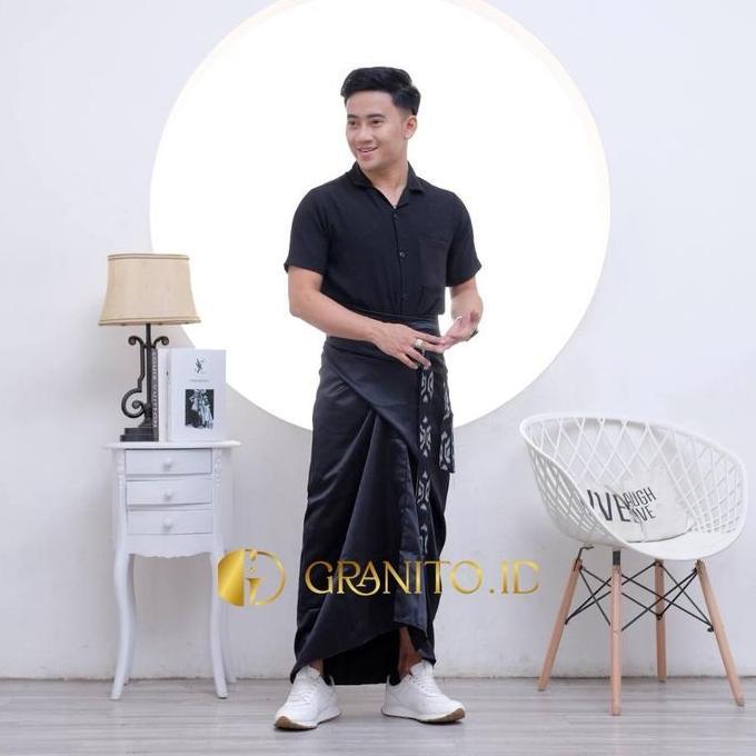 Otwkirim- Granito.Id - Sarung Srikandi Etnik Unisex  Pria Wanita Sarung Ikat Lilit Instan Tenun Asli