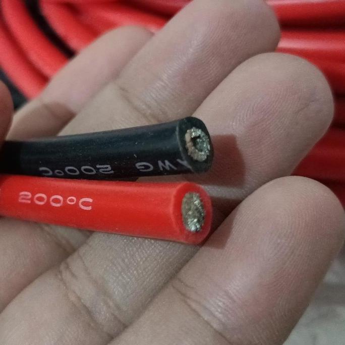Kabel 8Awg Kabel Awg8 8 Awg Kabel Silicone Silicon Cable Rc Lentur