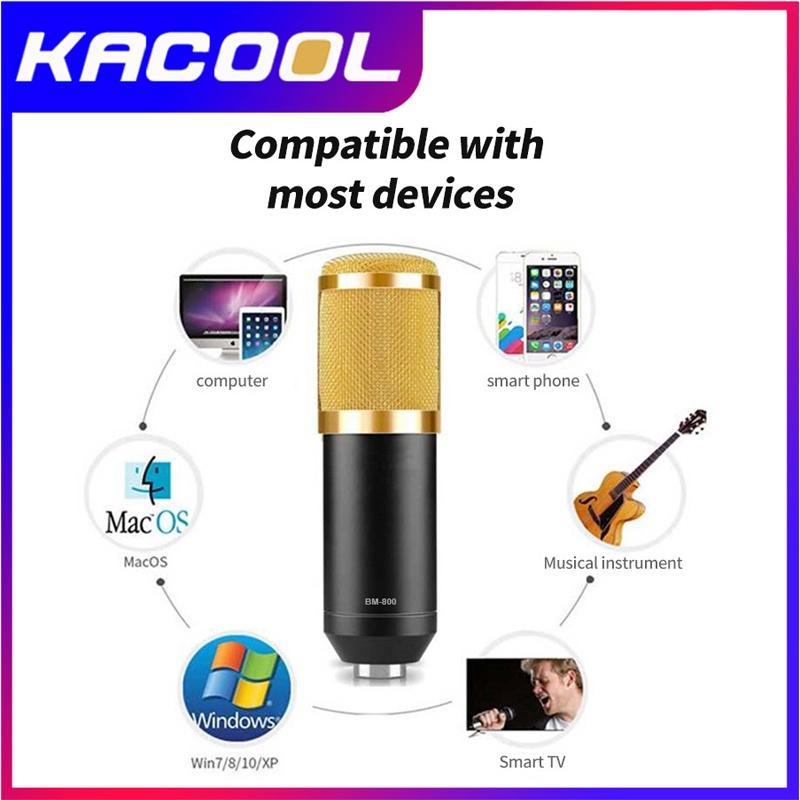 Bm800 Mikrofon Rekaman Lengkap Kondensor Mikrofon Lapangan Mikrofon Kondenser Studio Dengan Mikrofon