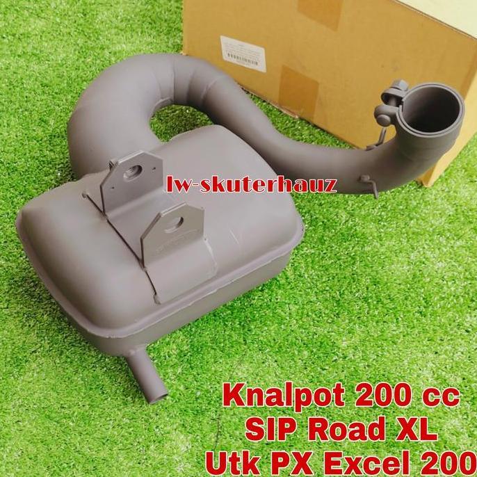 Knalpot Bigbox SIP Road XL by SIP Germany utk PX Excel 200 Terlaris