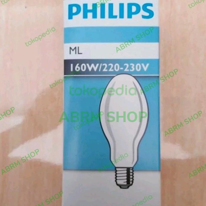 PHILIPS ML 160W 220-230V LAMPU MERCURY 220-230V ML 160W E27 PHILIPS