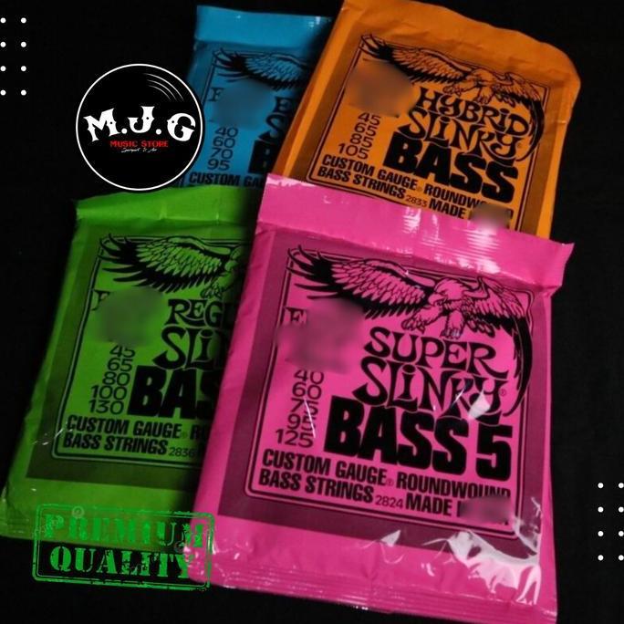 Senar Bass Ernie Ball Akustik Or Elektrik 4 Or 5 String