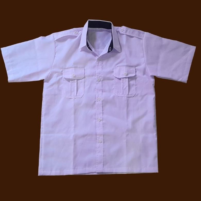 PREMIUM PDH BAJU PUTIH PDH  PNS ASN PPPK DINAS SERAGAM PUTIH KRAH HITAM SERAGAM PPPK PRIA PDH OUTDOO