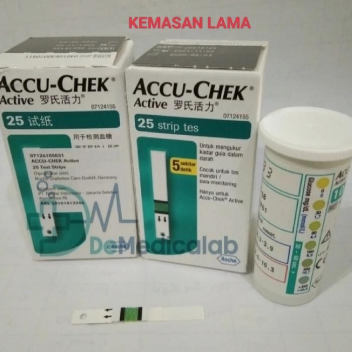 strip accu check active 25 / strip accucheck active isi 25