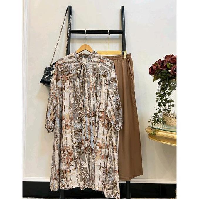 STELAN RAYON PREMIUM TUNIK LENGAN PANJANG