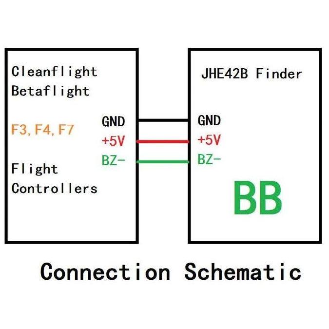 Lansungkirim- Jhemcu Jhe42B-S Mini Finder Buzzer Beeper For Drone Quadcopter