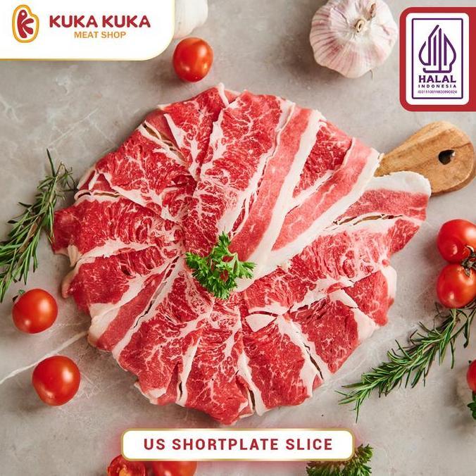 Rouge- Daging Sapi Beef Slice Us Shortplate / Karubi / Yoshinoya Slice 1 Kg