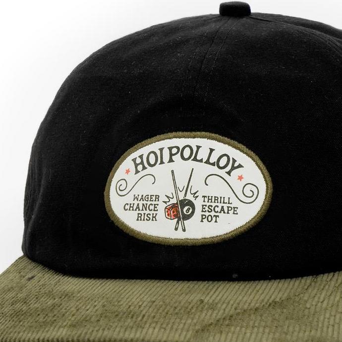 Whynot- Hoi Polloy - Topi - Wager Cap (Black Green) Corduroy Twill