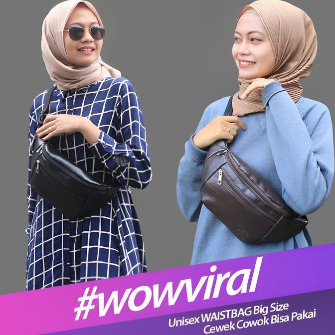 Beranigaya- Quinta Fatta Waistbag Ukuran 23*14*8 Cm Pinggang Slingbag Wanita