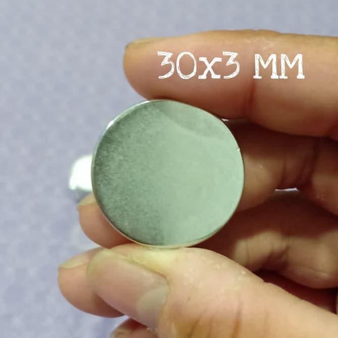 Lansungkirim- Magnet Neodymium Bulet 30X3 Mm Grade N45 Super Kuat Rarely Magnet
