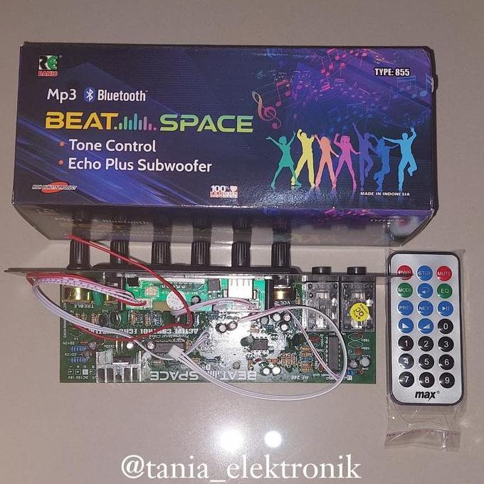 KIT TONE KONTROL MIC ECHO PLUS SUBWOOFER MP3 BLUETOOTH BEAT SPACE