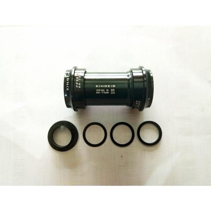 BB  PF30 to 24mm  PRESS FIT AXLE  PF 30 Adaptor BB30 to Spindle 24 46 mm AXIS merk KING BIKE BEARING