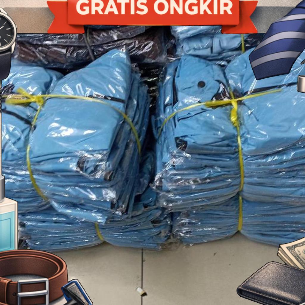 Rompi Polos Biru Muda/Rompi Polos Biru Laut/Rompi Polos Partai/Rompi Seragaman