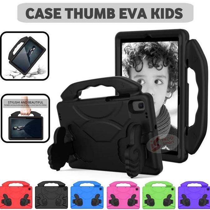 Case Samsung Tab A9 / Tab A9 Plus / Casing Tablet Anak Thumb Standing