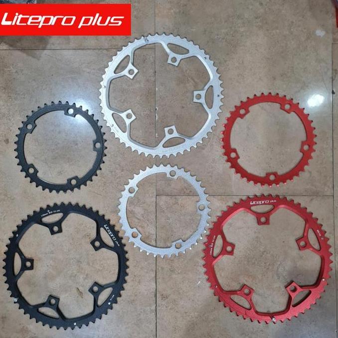 Chainring double LITEPRO ORI 53t 39t 53 39 crankset dual speed