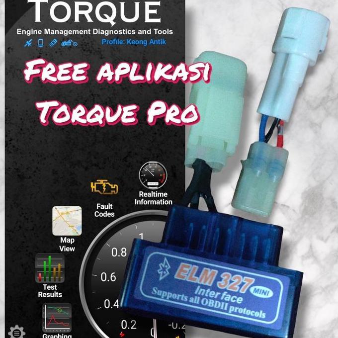 Look- Scanner Injeksi Motor Honda Dan Yamaha Support Obd2