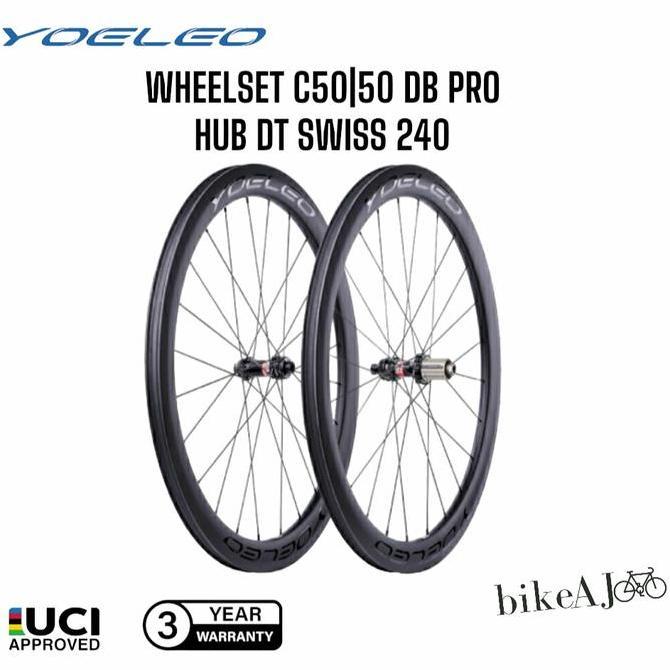 Wheelset Carbon Yoeleo Disc Brake C50/50 Hub Dt Swiss 240