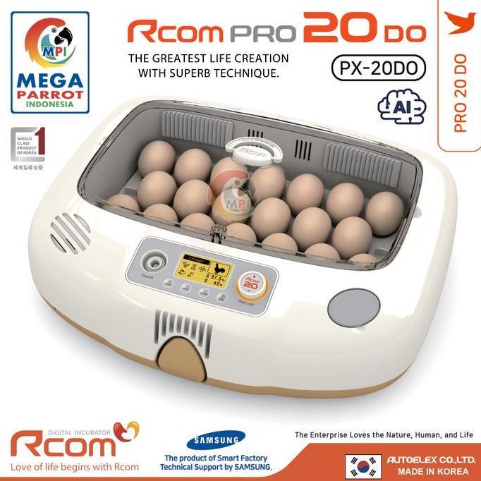 Rcom Inkubator PRO 20 DO Incubator PX-20DO Rcom Inkubator Telur