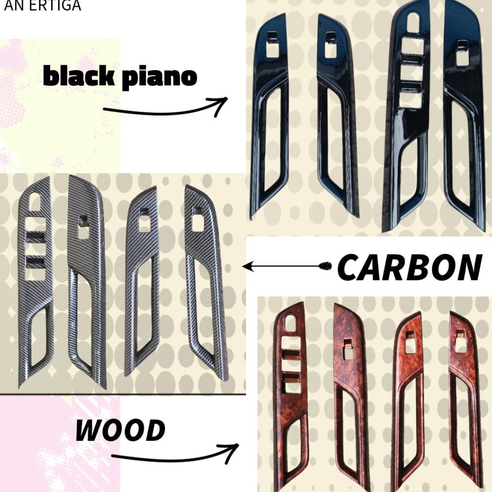 Panel All New Ertiga XL7 Arm Rest Dashboard  Grand New AvanzaWood Carbon Black Piano 2018 2019 2020 