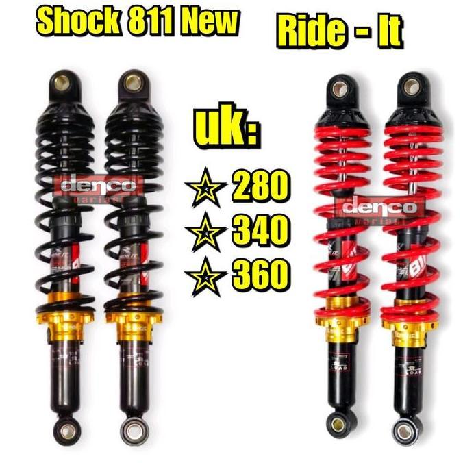 Shock Belakang 280Mm 320Mm 340Mm 360Mm Yamaha Jupiter  Honda Supra X Tiger Megapro Series By Suzuki 